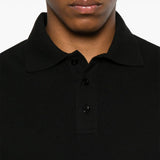 Saint Laurent Piquet cotton polo shirt