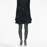 Marc Jacobs Black Flared Mini Skirt