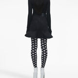Marc Jacobs Black Flared Mini Skirt
