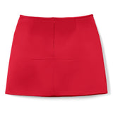 Marc Jacobs Crimson Bias Cut Skirt