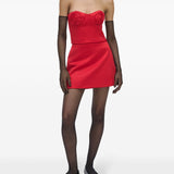 Marc Jacobs Crimson Bias Cut Skirt