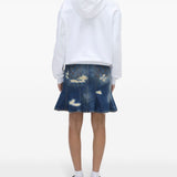 Marc Jacobs White Hooded Sweatshirt
