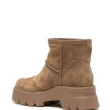 Gianvito Rossi Camel Suede Ankle Boots