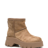 Gianvito Rossi Camel Suede Ankle Boots
