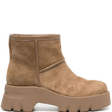 Gianvito Rossi Camel Suede Ankle Boots