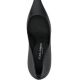 Dolce & Gabbana Black Pointed Toe Pumps