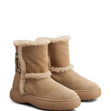 Tod's Kate suede and shearling ankle boots