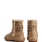 Tod's Kate suede and shearling ankle boots