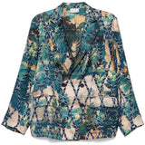 Pierre Louis Mascia Beige Geometric Jacket