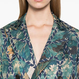 Pierre Louis Mascia Beige Geometric Jacket