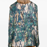 Pierre Louis Mascia Beige Geometric Jacket