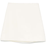 Ermanno Scervino Ivory Wool Mini Skirt