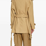 Burberry Beige Belted Trench Coat