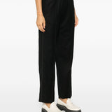 Fabiana Filippi Black Bead Embellishment Trousers