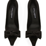 Dolce & Gabbana Black Bow Detail Pumps