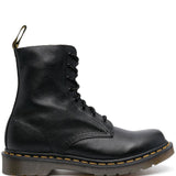 Dr Martens Black Contrasting Stitching Boots