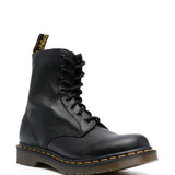 Dr Martens Black Contrasting Stitching Boots