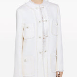 Dolce & Gabbana Single-breasted raschel tweed coat