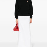 Maison Kitsune Black Crew Neck Sweatshirt