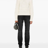 Jean Paul Gaultier Black Embroidered Jeans