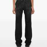Jean Paul Gaultier Black Embroidered Jeans