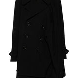 Comme Des Garcons Black Asymmetric Coat
