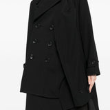 Comme Des Garcons Black Asymmetric Coat
