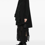 Comme Des Garcons Black Asymmetric Coat