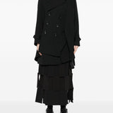 Comme Des Garcons Black Asymmetric Coat