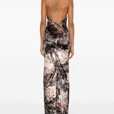 Etro Printed chenille maxi dress