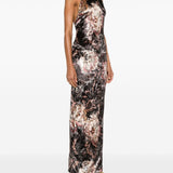 Etro Printed chenille maxi dress