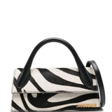 Jacquemus Black Zebra Print Mini Bag