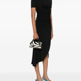 Jacquemus Black Zebra Print Mini Bag