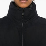 Emporio Armani Blue Padded Hooded Coat