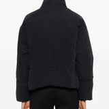 Emporio Armani Blue Padded Hooded Coat