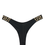 Versace Bikini bottoms with Greca detail