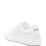 Versace greca faux leather sneakers