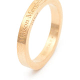 Maison Margiela logo-engraved band ring
