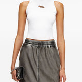 Diesel Ribbed-knit turtleneck top