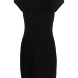 Diesel Black Cut-Out Mini Dress
