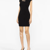 Diesel Black Cut-Out Mini Dress