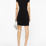 Diesel Black Cut-Out Mini Dress