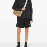 Burberry Checked Note Shoulder Bag