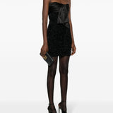 Balmain Jet Black Logo Crossbody Bag