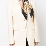 Ferragamo India-print silk scarf