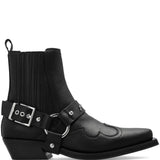 Ganni Black Low Cut Chelsea Boots