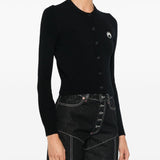 Marine Serre crew neck sweater