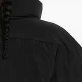 JACQUEMUS Black Funnel Neck Down Jacket