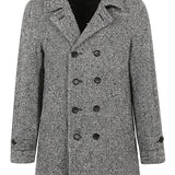 Comme Des Garçons Charcoal Herringbone Coat