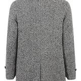Comme Des Garçons Charcoal Herringbone Coat